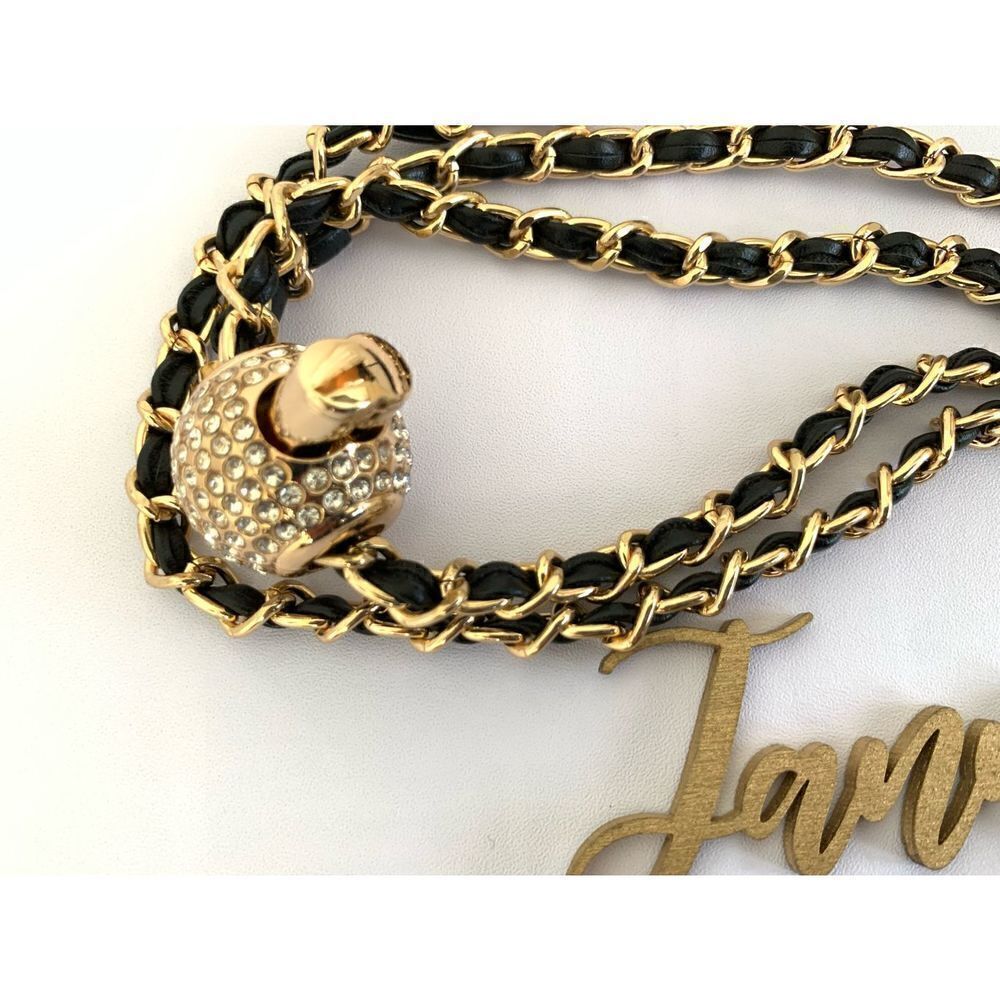 High Quality Adjustable Purse Chain Strap with Diamonds - Picture 2 of 5